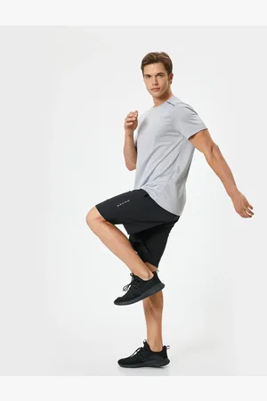 Koton Kurze Sportshorts Mit Schnürung An Der Taille Und Tasche für Herren - S