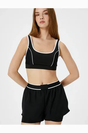 Koton Sportshorts Leggings, Gummibund, Standardbund, Slim Fit für Damen - S