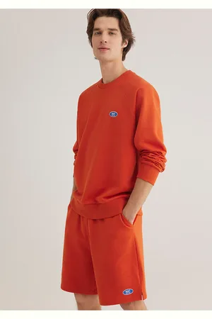Mavi Orangefarbenes Sweatshirt Mit Logo-print – 0s10335-70435 für Herren - L