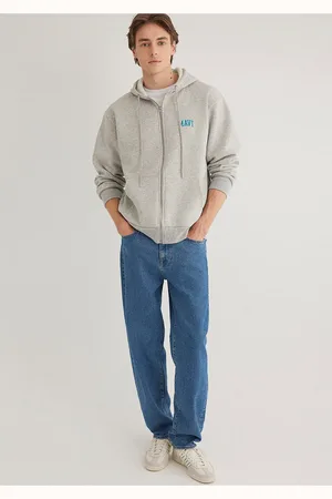 Mavi Graues Kapuzen-sweatshirt Mit Logo-print -80196 für Herren - M