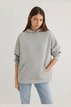 Mavi Graues Basic-sweatshirt Mit Kapuze 1s10186-83096 für Damen - S