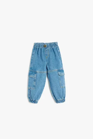 Koton Baby-jeanshose Für Mädchen – Jogger Aus Baumwolle Mit Hohem Bund Und Cargotaschen für Damen - 12–18 Monate