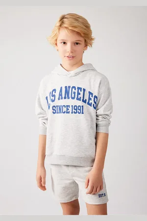 Mavi Graues Sweatshirt Mit Los Angeles-aufdruck 6s10040-85438 für Herren - 3–5 Jahre