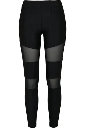 Urban classics Bayan Tech Mesh Rib Tayt für Damen - S