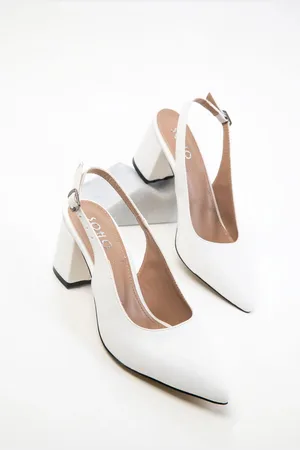 SOHO Weiße Klassische Schuhe Mit Absatz für Damen - 36