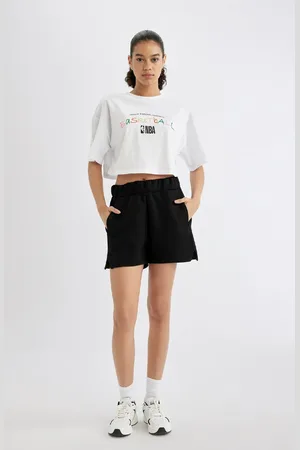 DeFacto Übergroße Sport-shorts – Breite Passform B8975ax24sm für Damen - M