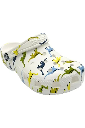 Crocs Weiße Hausschuhe Für Kinder Mit Klassischem Charakterdruck K - 29-30