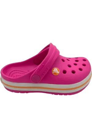Crocs Crocs Crocband Clog Electric Pink-cantaloupe Kinder Hausschuhe - 28-29