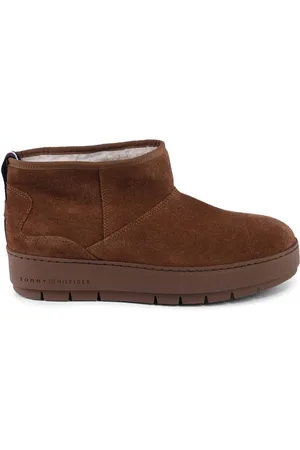 Tommy Hilfiger Braune Stiefel Aus Wildleder Fw0fw07662gtu für Damen - 37
