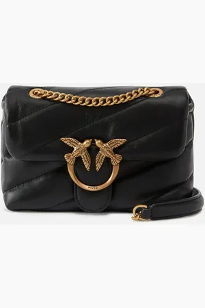 Pinko Naturledertasche Mit Logo-kettenriemen 100040 A0f2 Z99q für Damen - One Size