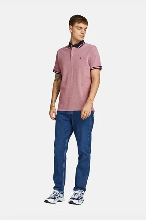 JACK & JONES Polo 2er Pack Poloshirt Jjepaulos Polo Kurzarm für Herren - M