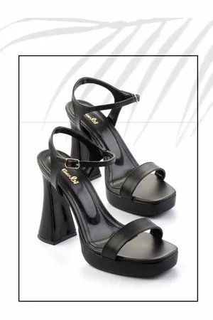 Disney Schwarze Klassische Schuhe Mit Absatz K 05209555509 für Damen - 37