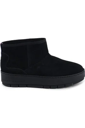 Tommy Hilfiger Schwarze Stiefel Aus Wildleder Fw0fw07662bds für Damen - 38