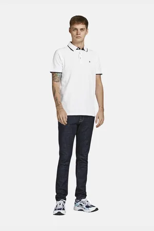 JACK & JONES Polo 2er Pack Poloshirt Jjepaulos Polo Kurzarm für Herren - S