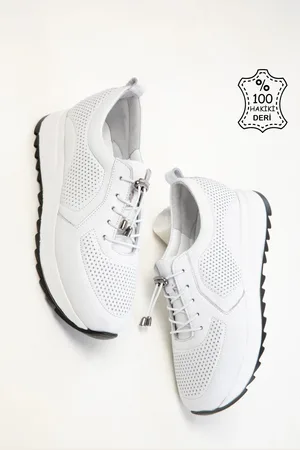 SOHO Weißer Sneaker Aus Echtem Leder für Damen - 39