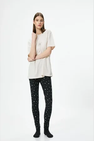 Koton Graues Pyjama-set - für Damen - XS