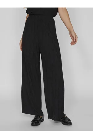 VILA Hose Mit Weitem Bein Gerippt für Damen - XS