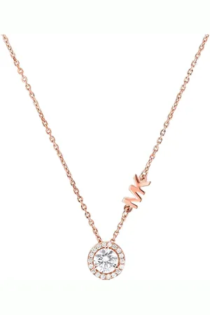 Michael Kors Premium 925 Sterling Silber Roségouden Collier Mkc1208an791 (länge: 45,00 Cm) für Damen - One Size