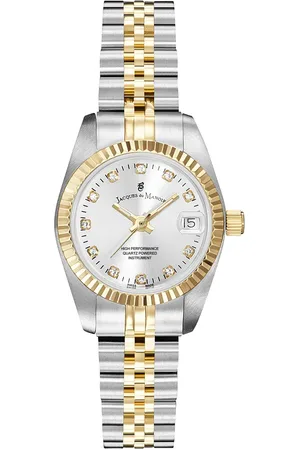 JACQUES DU MANOIR Inspiration Uhr Gold/silber Nro.08 für Damen - One Size