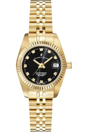 JACQUES DU MANOIR Inspiration Uhr Gold Nro.22 für Damen - One Size
