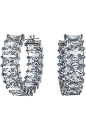 Swarovski Matrix Silberfarbene Ohrringe 5658650 für Damen - One Size