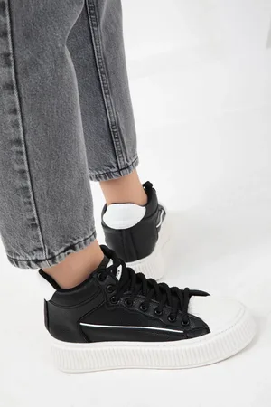 SOHO Schwarzer Sneaker, Modell 1995 für Damen - 37