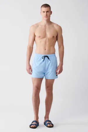 Avva Hellblaue, Schnell Trocknende Badeshorts E 003801 für Herren - 2XL