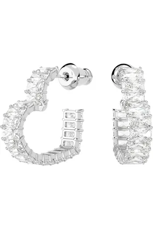 Swarovski Matrix Silberfarbene Ohrringe 5653170 für Damen - One Size