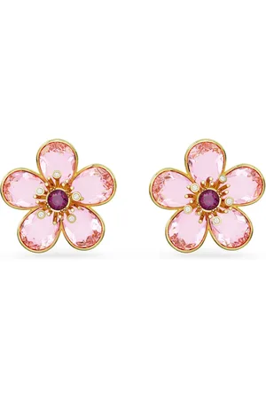 Swarovski Florere Goldfarbene Ohrringe 5656635 für Damen - One Size