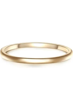 Glanzstücke Silberring Ring Sterling Silber Gelbgold für Damen - 54