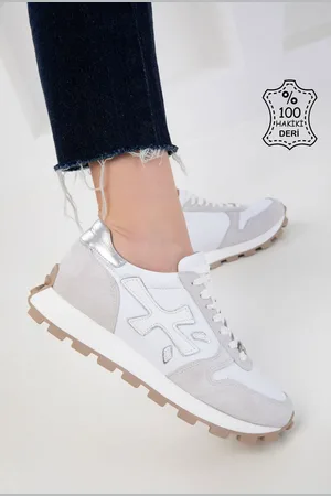 SOHO Weißer Sneaker Aus Echtem Leder für Damen - 38