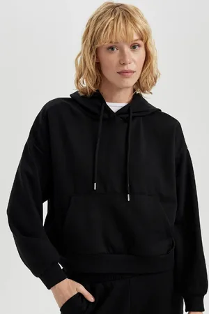 DeFacto Skuba Diver Sports Sweatshirt Mit Kapuze – Passform B0962ax23wn für Damen - XL