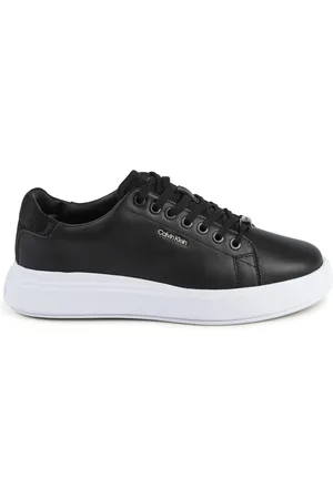 Calvin Klein Cupsole Schnür-sneaker Aus Leder – Stilvolles Und Bequemes Design für Damen - 40