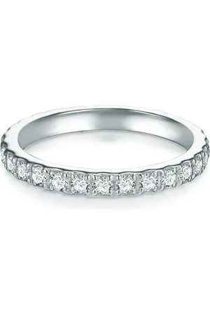 Trilani Silberring Ring Sterling Silber Zirkonia Weiß für Damen - 50
