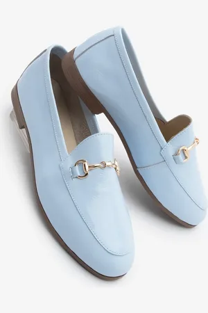 Marjin Echtes Leder Kette Loafer Freizeitschuhe Tanle Lackleder für Damen - 36