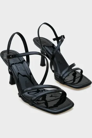 Capone Outfitters Dacy Sandalen Mit Gebändertem Mittlerem Absatz für Damen - 39