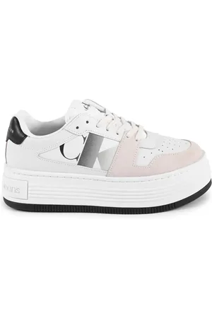 Calvin Klein Sneaker Aus Stilvollem Leder Mit Markenlogo In , Geeignet Für Den Freizeitgebrauch Yw0yw01308-01w für Damen - 37