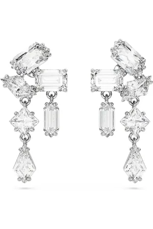 Swarovski Mesmera Silberfarbene Ohrknöpfe 5665825 für Damen - One Size