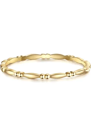 Glanzstücke Silberring Ring Sterling Silber Gelbgold für Damen - 52