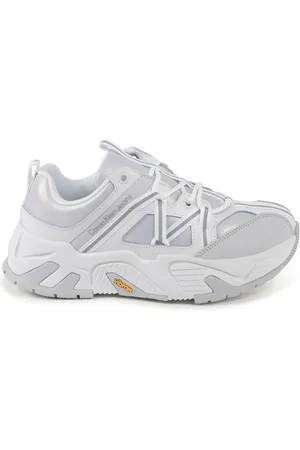 Calvin Klein Logo Echtleder Sneaker Schuhe Yw0yw01062ybr Schuhe für Damen - 39