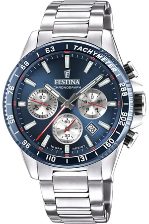 Festina Festina Zamansız Chrono Uhr Silber F20560-2 für Herren - One Size