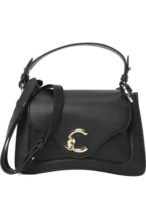 Coccinelle Umhängetasche , Einfarbig, Bedrucktes Logo, Magnetverschluss für Damen - One Size