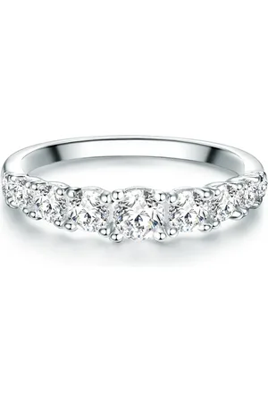 Trilani Silberring Ring Sterling Silber Zirkonia Weiß für Damen - 61