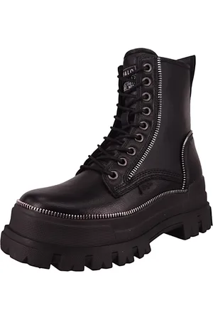 Buffalo Elegante Stiefelette 1622480 Black Kunstleder für Damen - 39