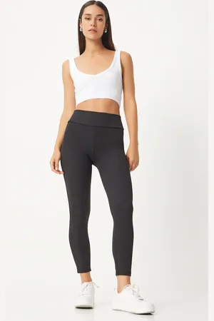 Happiness istanbul Schwarze Gerippte Strickstrumpfhose Mit Hoher Taille für Damen - 40