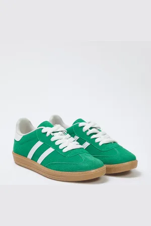 Trendyol Grüne Retro-schnürschuhe für Damen - 40