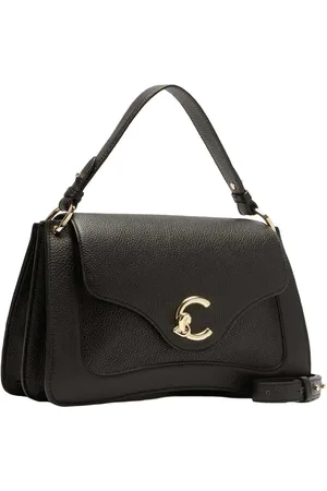 Coccinelle Handtasche, Ein Griff, Mit Schultergurt, Verstellbarer Schultergurt, Einfarbig, Mit Logo, Magnet für Damen - One Size