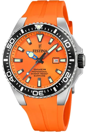 Festina Festina Diver Uhr Orange F20664/4 für Herren - One Size