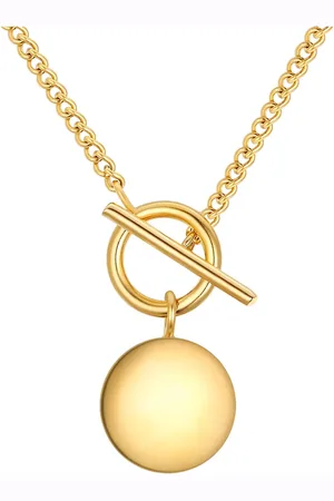 Eastside Edelstahlhalskette Kette Mit Anhänger Edelstahl Gelbgold für Damen - One Size