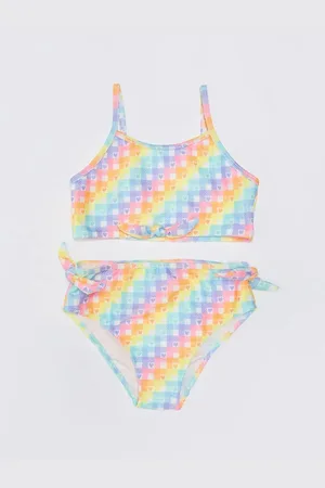 LC Waikiki Lcw Kids Gemusterter Mädchen-bikini für Damen - 9–10 Jahre